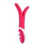 Jiamusi for Special Person Waterproof Rabbit Dildo Vibrator G spot Massager Multispeed Sex Toy Silicone Dual Motors Vibrators for Women Sex Products Pink one Size