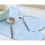 POKALI Silicone Non Slip Placemat for Kids Baby Toddlers, Waterproof Baby Place Mat for Reusable, Mobile Plate mats for Baby Toddle-Non Slip Place mat Easy Clean Reusable for Kids (3PCS)