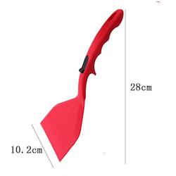 Kitchenware Utensils Premium Silicone Non-Stick and Heat Resistant Utensils for Cooking, Flipping and Pressing Red 3 packs