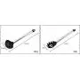 JunbosiKitchenware Silicone Kitchenware Set Stainless Steel Handle Cooking Spoon Shovel 8 Piece Set High Temperature Kitchen Tool Set