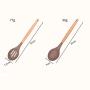 Silicone Kitchenware with Wooden Handle Non-stick Silicone Kitchenware Set Cooking Shovel Spoon Tool(9 Packs)