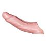 Silicone penile Condom Expander expands Male Chastity Toys Lengthen Cock Sleeves Dick Socks Reusable Condoms -Flesh