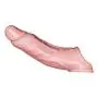 Silicone penile Condom Expander expands Male Chastity Toys Lengthen Cock Sleeves Dick Socks Reusable Condoms -Flesh