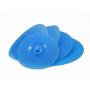 Happy Gourmet Set of 5 Kitchenware Silicone Suction Lids and Food Covers, Blue