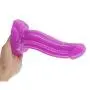6.9 Inch Realistic Double Layer Silicone Toy with Strong Suction Cup
