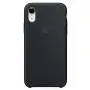 iPhone XR Silicone Case, 6.1 inch Soft Liquid Silicone Case with Soft Microfiber Cloth Lining Cushion (Black)