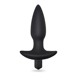 Qise Silicone Three Sizes Anal Plug Vibrator Adult Sex Toy for Masturbation (M)