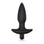 Qise Silicone Three Sizes Anal Plug Vibrator Adult Sex Toy for Masturbation (M)