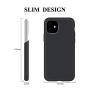 Soke iPhone 11 Case, iPhone 6.1 Inch Case 2019, Shockproof Soft Silicone Case Cover with Premium Microfiber Lining [Full-Body Protection + Precise Cutouts] for iPhone 11 6.1&quot，Black