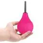 PHANXY Enema Bulb Clean Vaginal Anal Silicone Douche for Men Women Certificate Comfortable Medical Kit, Pink