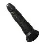 Soft 8 INCH Silicone Black Ultimate Orgasm Cage Girth Enhancer Extension Sleeve Couple Toy FDA CE Proved