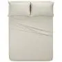 Pinzon Signature Cotton Heavyweight Velvet Flannel Sheet Set - Queen, Cream