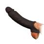 FDA Privacy 10.5 Inch Silicone Penile Condom ZSHBM Expander Expands Male Chastity Toys Lengthen Cock Sleeves Dick Socks Black Color