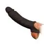 FDA Privacy 10.5 Inch Silicone Penile Condom ZSHBM Expander Expands Male Chastity Toys Lengthen Cock Sleeves Dick Socks Black Color