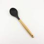 Kitchen Utensil Silicone Kitchenware Set With Wooden Handle 8 Sets Of High Temperature Resistant Cooking Spatula Spoon Eggbeater Food Clip Best Silicone Kitchen Utensils Tools Gifts