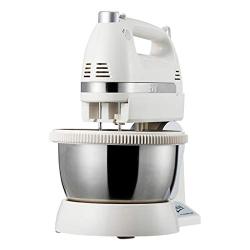 BINZHI Eggbeater With Bucket Seat Electric Egg Beater Eggbeater Dough Mixer - 311933.1cm White Kitchen gadget