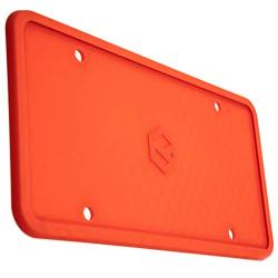 Rightcar Solutions Flawless Silicone License Plate Frame - Rust-Proof. Rattle-Proof. Weather-Proof. - Red