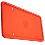 Rightcar Solutions Flawless Silicone License Plate Frame - Rust-Proof. Rattle-Proof. Weather-Proof. - Red