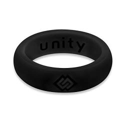 Unity Brand Womens Silicone Wedding Band ? Rubber Engagement Wedding Ring, Athletic Workout Rings for Women