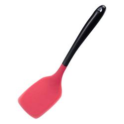 Kitchen Utensils, Silicone Kitchenware Stainless Steel Spatula Non-Stick Silicone Spatula-pink 36cm(14.2inch)