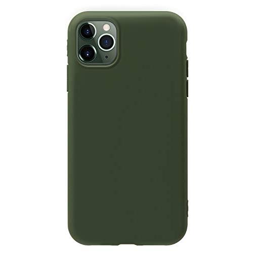 MUNDULEA Compatible iPhone 11 Case,Slim Fit Full Matte Cases Soft Flexible TPU Rubber Green Cover Compatible iPhone 11 (Green)