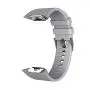 NotoCity Compatible Samsung Gear Fit2 Pro Band Solft Silicone Gear Fit2 Watch Strap for Samsung Gear Fit2 Pro Smartwatch Bans (Grey, Large)