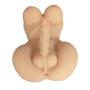 Muajsia Realistic Body Torso Doll 2 in 1 Adult Toy for Man and Woman Friends