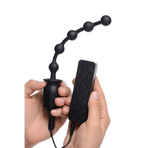 Master Series Voodoo Beads 10x Vibrating Silicone Anal Wand