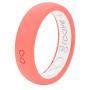 Groove Life - Silicone Ring for Men and Women Wedding or Engagement Rubber Band with Lifetime Coverage, Breathable Grooves, Comfort Fit, and Durability - Thin Solid