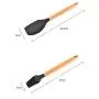 SKYyao Kitchen utensil set Wooden Handle Silicone Kitchenware 9-piece kitchen non-stick pot scoop Shovel kitchenware Set Silicone