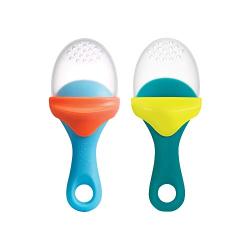 Boon Pulp Silicone Feeder - Yellow (2pk), Teal