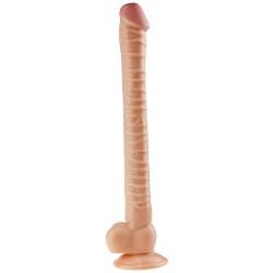 LLGGDD 16-inch Ultra-Long Soft V-?-Br?tors Reality D?`Ld.?S Silicone Medical Material with Suction Cup Stick Safe Soft Beginner (Color : E)