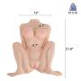 Y-Not Realistic 3D Lifelike Sex Doll Woman Body Double Sided Love Doll Pussy Ass Male Masturbator Stroker Silicone Flesh