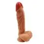 8.85 Inch Realistic Dildo, Body-Safe Material Lifelike Large Penis with Powerful Suction Cup for Hands-Free Play, Flexible Adult Sex Toys for Women