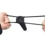 Rabbit Toy Silicone Strapon Double Penetration Beads S Women Funny Toy,Black