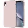 iPhone XR Case, Anuck Soft Silicone Gel Rubber Bumper Phone Case with Anti-Scratch Microfiber Lining Hard Shell Shockproof Full-Body Protective Case Cover for Apple iPhone XR 6.1" 2018 - Pink Sand