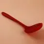 Flybloom Silicone Kitchenware Hedge Food Soup Residue Colander Non-stick Multiple Colour Silicone Spoon Kitchen Dedicated Filter Spoon,Red