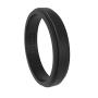 BANDED GLORY Silicone Wedding Ring for Men, Rubber Wedding Bands, Step Edge Design