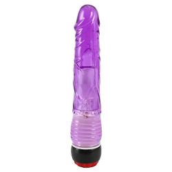 WarmCare Relax Wand Massager with Strong Suction Cup Silicone Dildo Lifelike Massage Wand Toys (Purple, A)