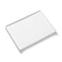 madesmart Elevated Drain Board - White | SINKWARE COLLECTION | 15.63&quot x 11.25&quot | Dish Drying Board for Cups, Pots/Pans or Large Utensils | Non-slip Base | BPA-Free