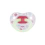 NUK Glow-in-The-Dark Orthodontic Pacifiers, Girl, 6-18 Months, 2-Pack
