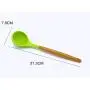 SKYyao Kitchen utensil set Silicone Kitchen 9-piece set wooden handle kitchenware silicone shovel spoon Silicone