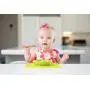 ezpz Mini Bowl - One-Piece Silicone placemat + Bowl (Gray)