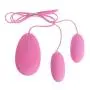 Ladaidra Portable Vibrating Jump Eggs Dual Bullets 20 Frequency Másságer for Women Female