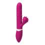 Doc Johnson iVibe Select - iRoll - Silicone Rabbit-Style Vibrator - Pleasure Beads Along Shaft Move Up-and-Down, Clit-Stimulating Wheel of Rotating Silicone&quotTongues", Pink