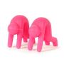 Pot Lid Holder Silicone Anti Overflow Spill Tool Pot Small Person Shape Bracket for Chopsticks Kitchenware Pink (3)