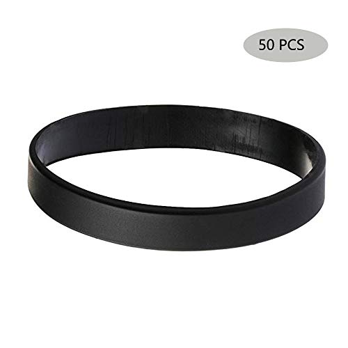 Vitalite Silicone Bracelets Blank Rubber Wristbands,50pcs/Pack Party Accessories