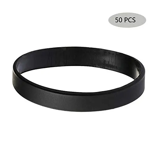 Vitalite Silicone Bracelets Blank Rubber Wristbands,50pcs/Pack Party Accessories
