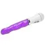 Vibrator Sex Toy, ThreeH Electric USB Rechargeable Wand Massager Wireless Powerful Masturbator for Women FSVPurple