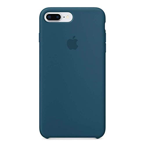 Anti-Drop iPhone 8 Plus / 7 Plus (5.5Inch) Liquid Silicone Gel Case, TOSHIELD Soft Microfiber Cloth Lining Cushion for iPhone 8 Plus and 7Plus (Cosmos Blue)